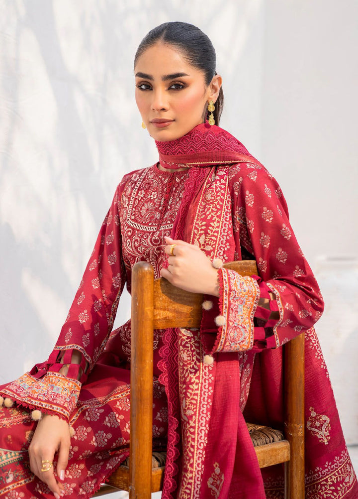 Shezlin by Aabyaan Embroidered Chikankari Suits Unstitched 3 Piece ABY24S AR-04 Izzah - Summer Collection