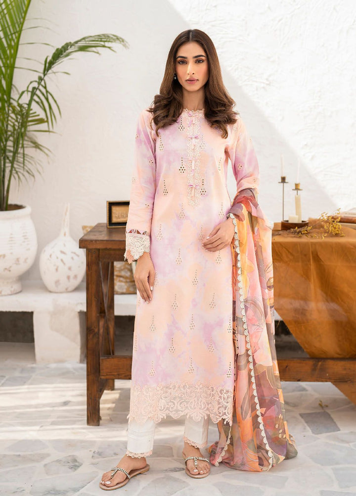 Shezlin by Aabyaan Embroidered Chikankari Suits Unstitched 3 Piece ABY24S AR-05 Nuray - Summer Collection