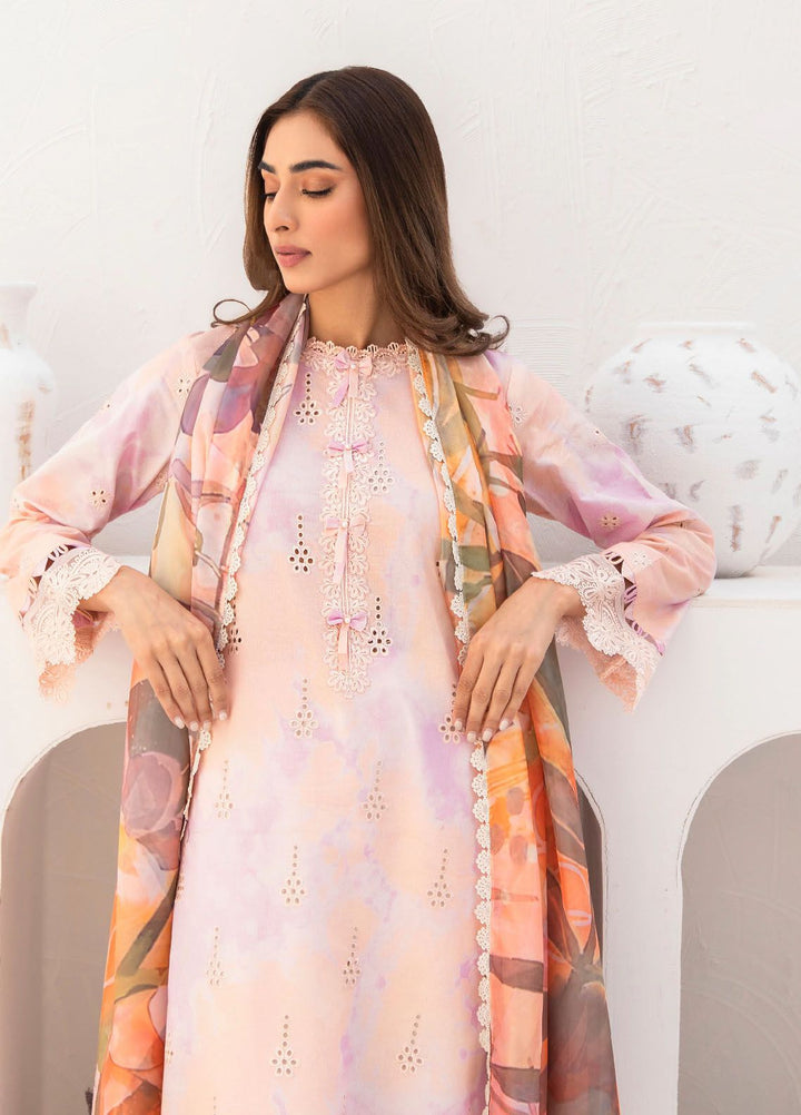 Shezlin by Aabyaan Embroidered Chikankari Suits Unstitched 3 Piece ABY24S AR-05 Nuray - Summer Collection