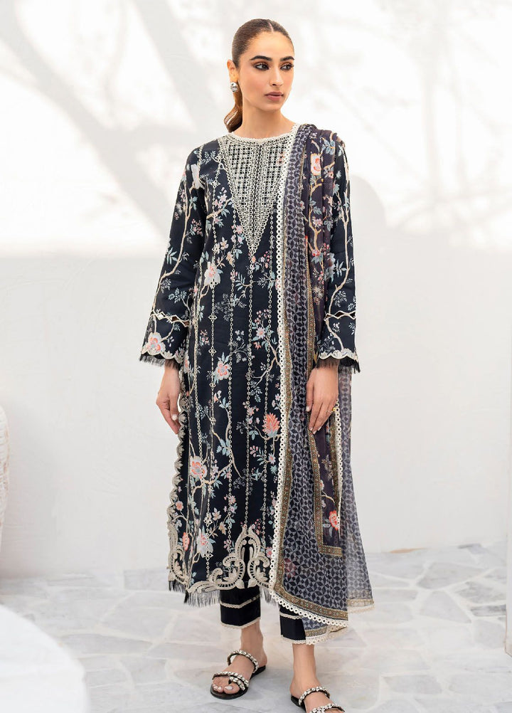 Shezlin by Aabyaan Embroidered Chikankari Suits Unstitched 3 Piece ABY24S AR-06 Mahira - Summer Collection