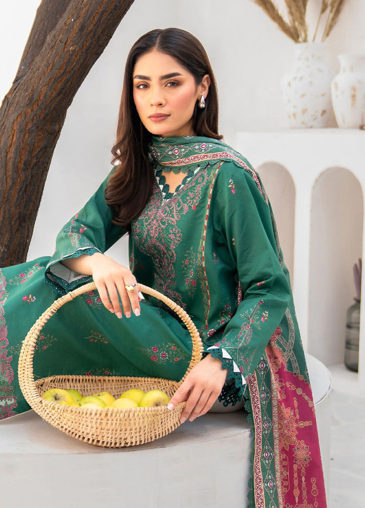 Shezlin by Aabyaan Embroidered Chikankari Suits Unstitched 3 Piece ABY24S AR-08 Eshaal - Summer Collection