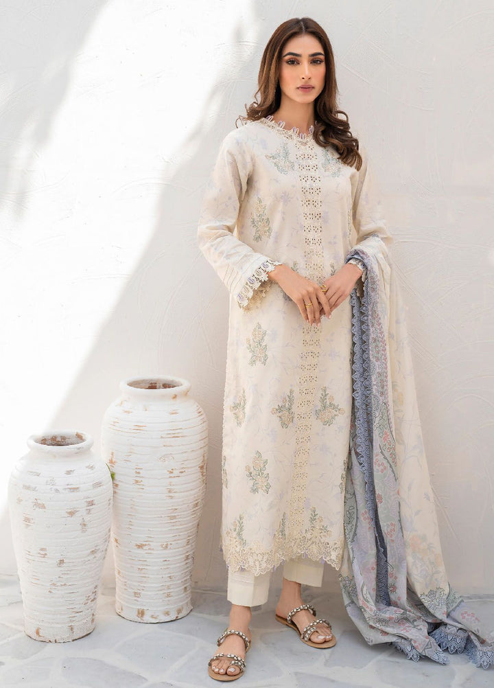Shezlin by Aabyaan Embroidered Chikankari Suits Unstitched 3 Piece ABY24S AR-11 Zyna - Summer Collection