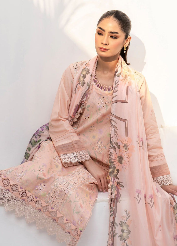 Shezlin by Aabyaan Embroidered Chikankari Suits Unstitched 3 Piece ABY24S AR-12 Wanya - Summer Collection