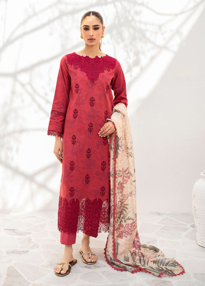 Shezlin by Aabyaan Embroidered Chikankari Suits Unstitched 3 Piece ABY24S AR-13 Jiya - Summer Collection