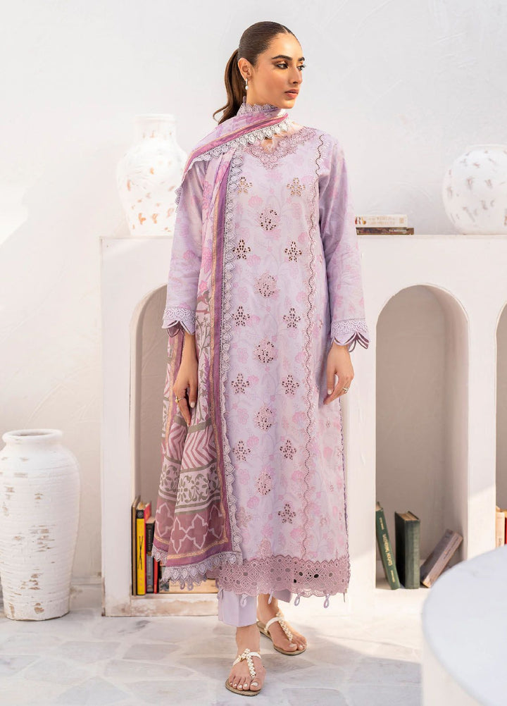 Shezlin by Aabyaan Embroidered Chikankari Suits Unstitched 3 Piece ABY24S AR-14 Zehrish - Summer Collection