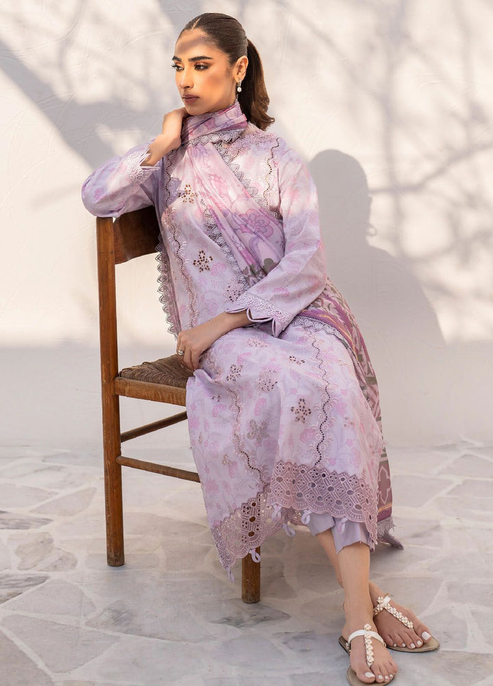 Shezlin by Aabyaan Embroidered Chikankari Suits Unstitched 3 Piece ABY24S AR-14 Zehrish - Summer Collection