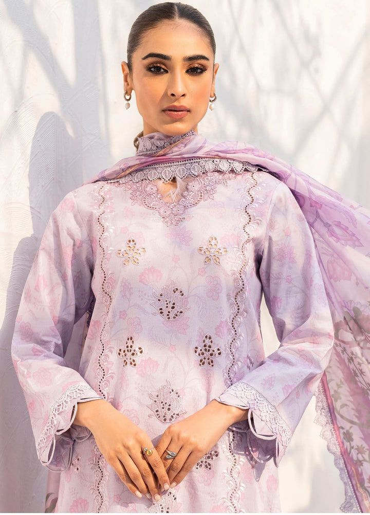 Shezlin by Aabyaan Embroidered Chikankari Suits Unstitched 3 Piece ABY24S AR-14 Zehrish - Summer Collection