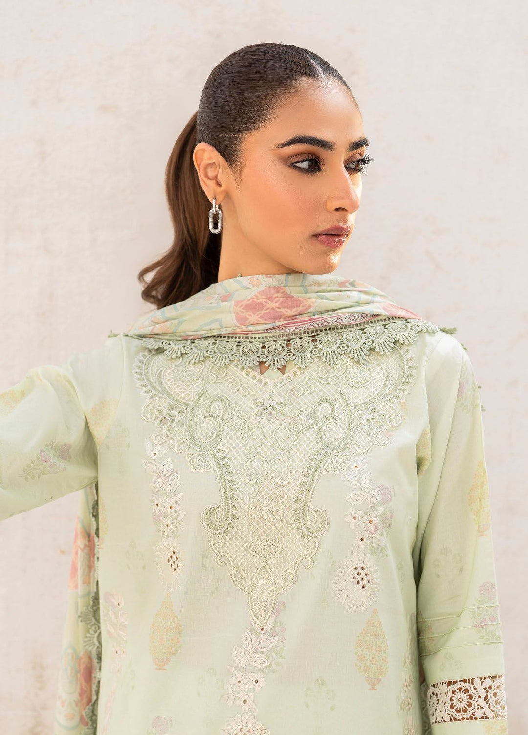 Shezlin by Aabyaan Embroidered Chikankari Suits Unstitched 3 Piece ABY24S AR-16 Meha - Summer Collection