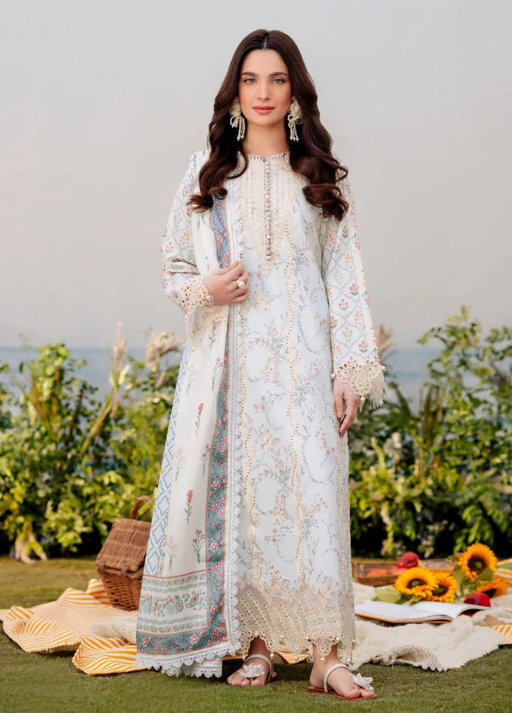 Shezlin by Aabyaan Embroidered Lawn Suits Unstitched 3 Piece ABY25SCR AR-04 Aysel - Ramadan Collection