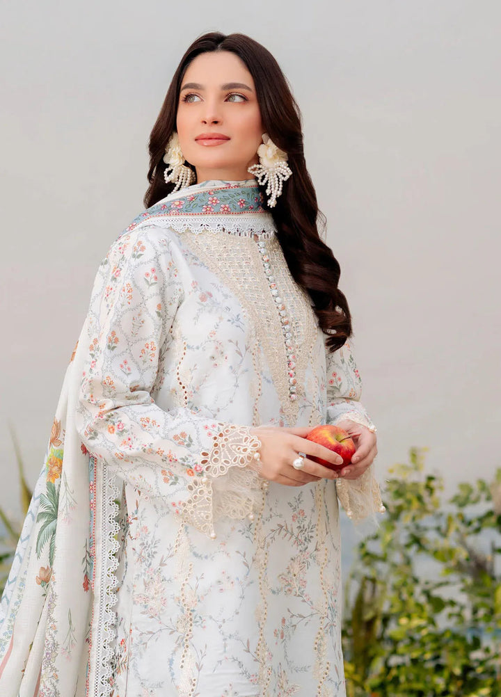 Shezlin by Aabyaan Embroidered Lawn Suits Unstitched 3 Piece ABY25SCR AR-04 Aysel - Ramadan Collection