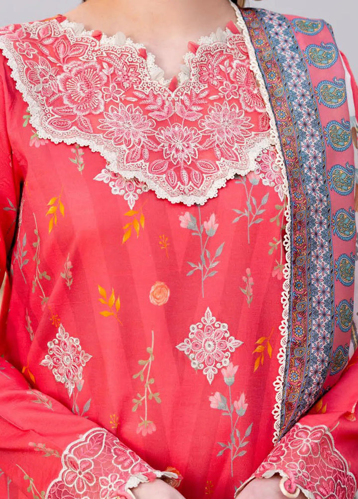 Shezlin by Aabyaan Embroidered Lawn Suits Unstitched 3 Piece ABY25SCR AR-07 Miran - Ramadan Collection