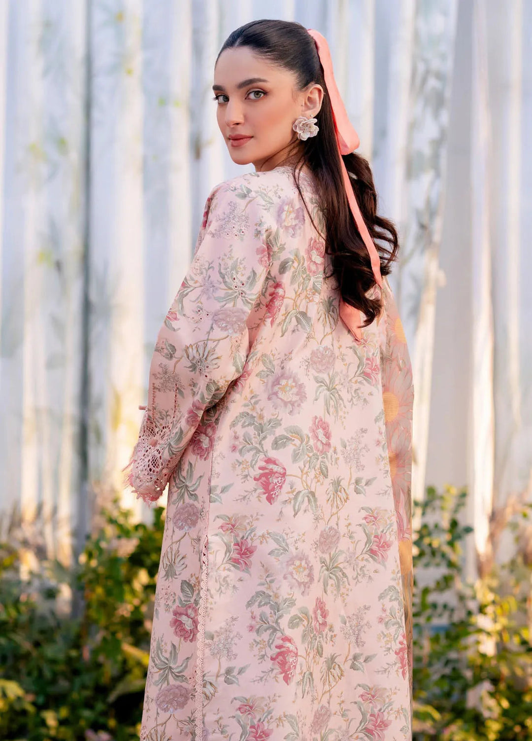 Shezlin by Aabyaan Embroidered Lawn Suits Unstitched 3 Piece ABY25SCR AR-09 Ceren - Ramadan Collection