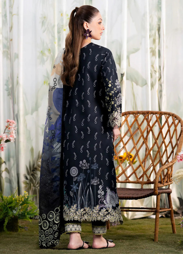 Shezlin by Aabyaan Embroidered Lawn Suits Unstitched 3 Piece ABY25SCR AR-10 Nazan - Ramadan Collection