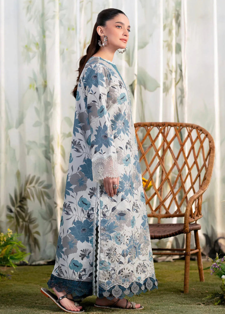 Shezlin by Aabyaan Embroidered Lawn Suits Unstitched 3 Piece ABY25SCR AR-14 Arzu - Ramadan Collection