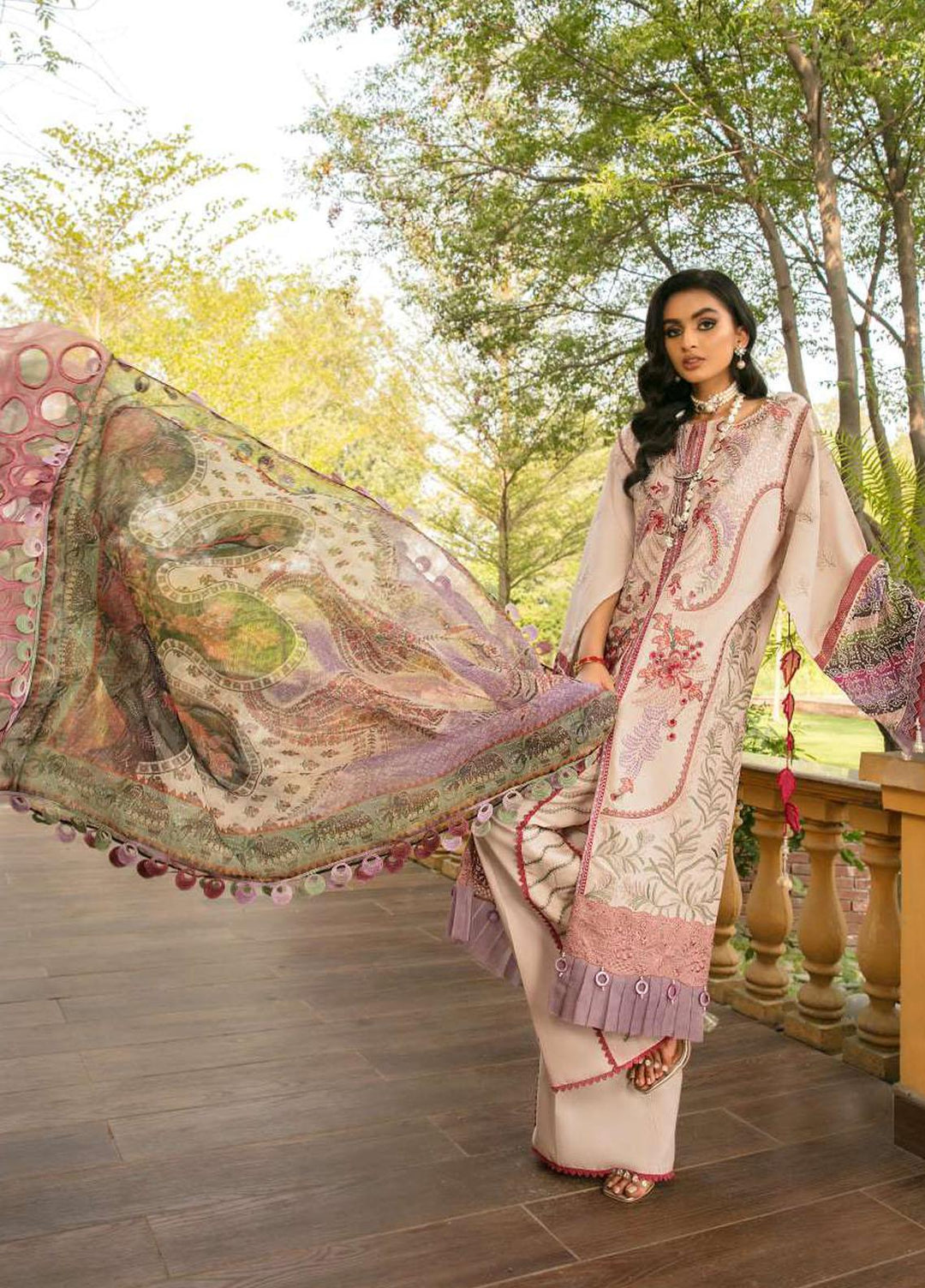 Shiza Hassan Embroidered Lawn Suits Unstitched 3 Piece SH22LEL FAYE - Festive Luxury Collection