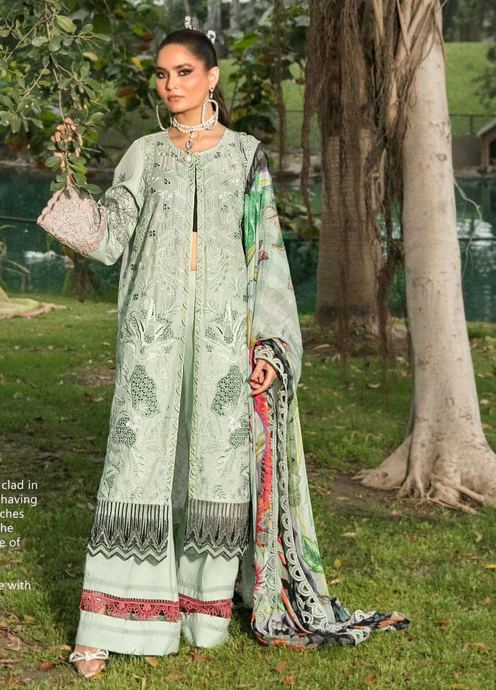 Shiza Hassan Embroidered Lawn Suits Unstitched 3 Piece SH22LEL SASHI - Festive Luxury Collection