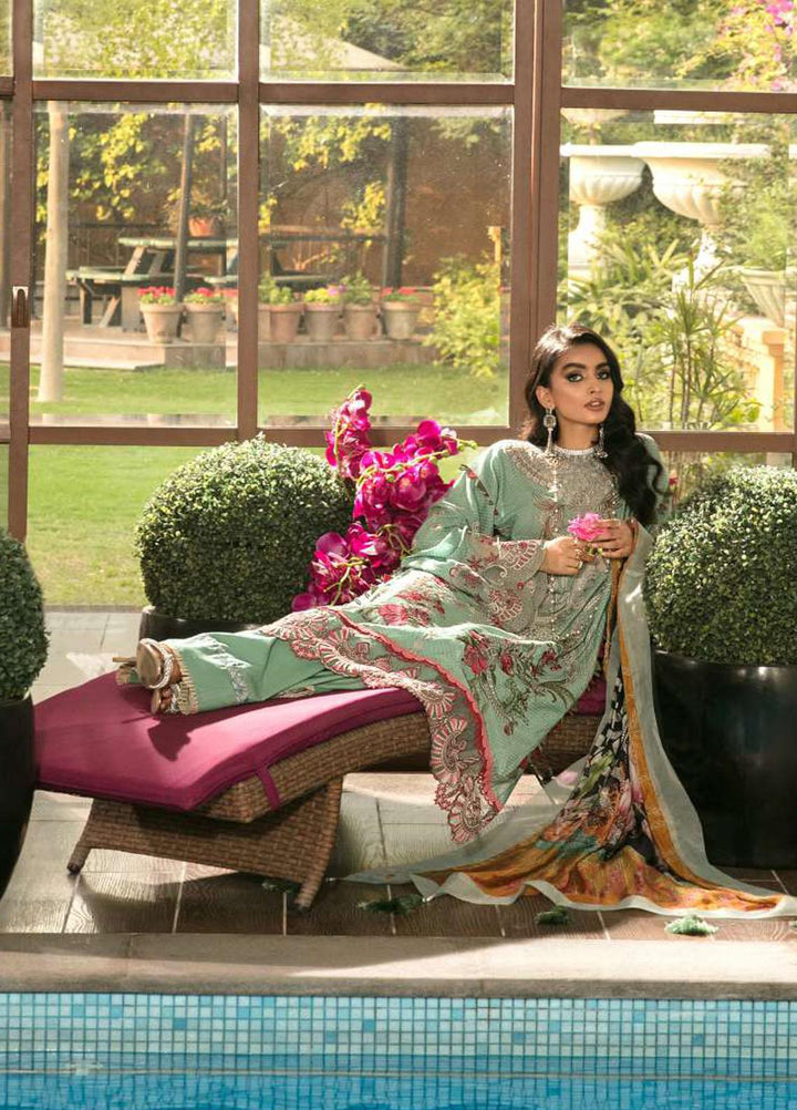 Shiza Hassan Embroidered Lawn Suits Unstitched 3 Piece SH22LEL SKYE - Festive Luxury Collection