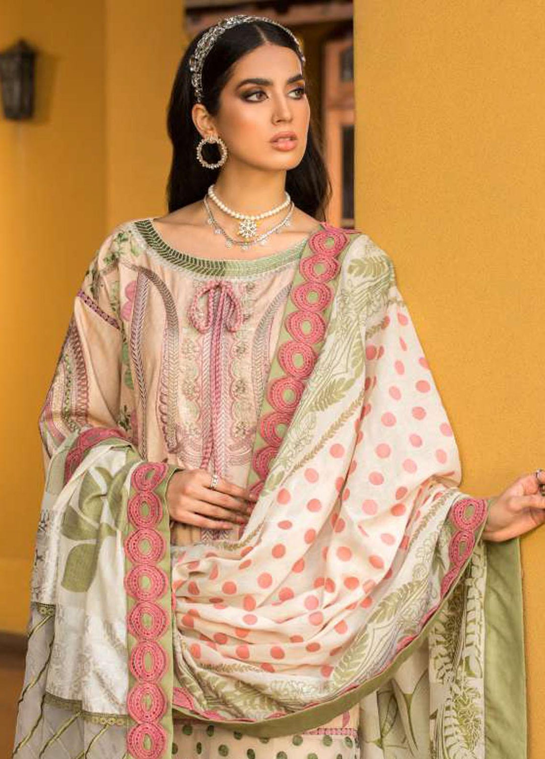 Shiza Hassan Embroidered Lawn Suits Unstitched 3 Piece SH22LEL VAIA - Festive Luxury Collection