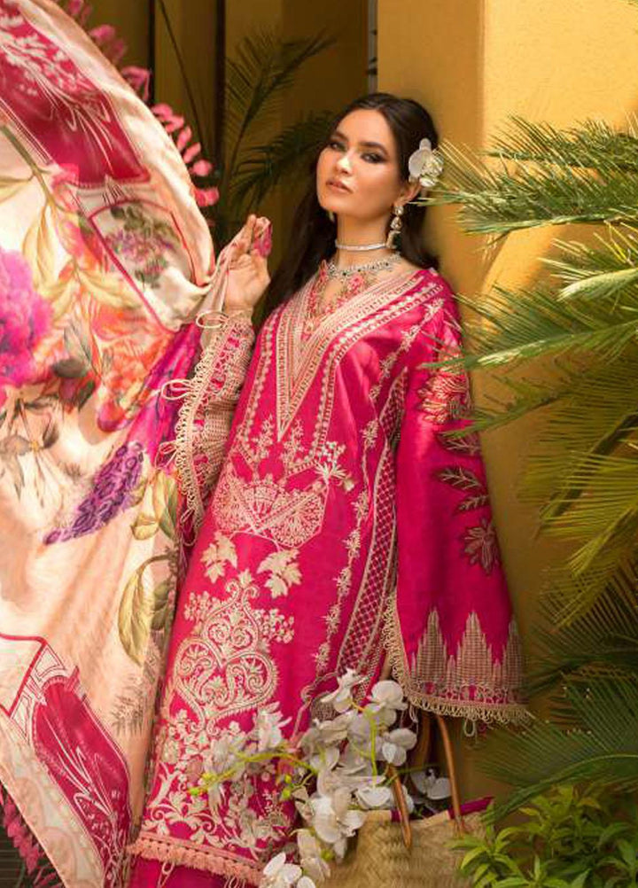 Shiza Hassan Embroidered Lawn Suits Unstitched 3 Piece SH22LEL BLOOM - Festive Luxury Collection