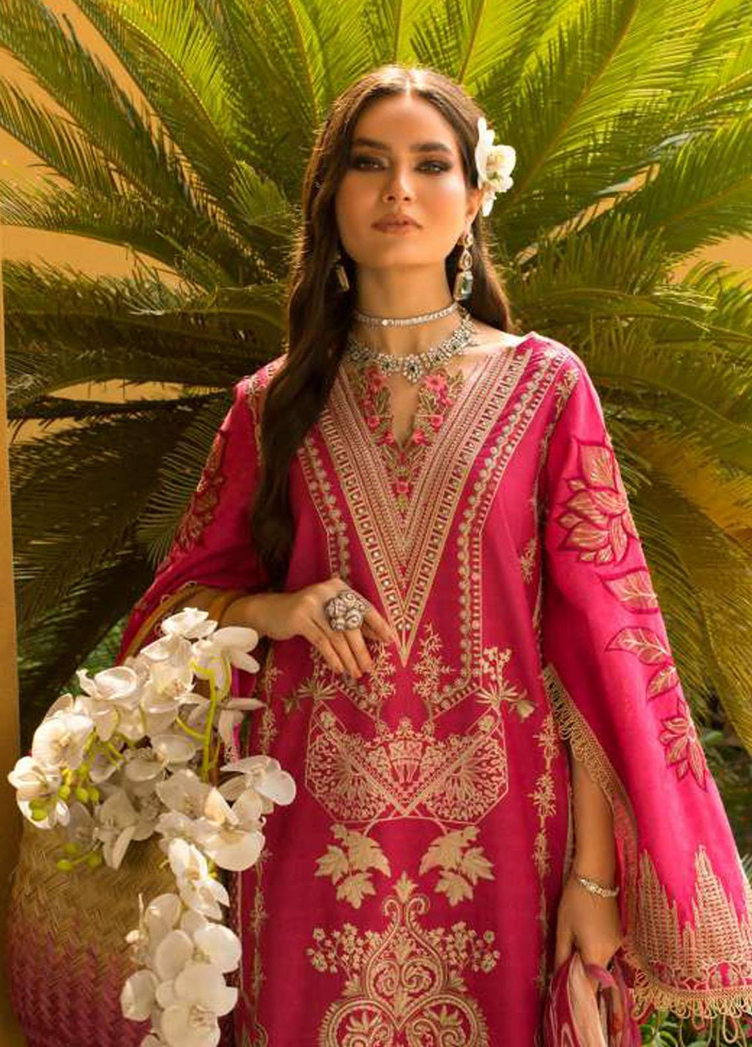 Shiza Hassan Embroidered Lawn Suits Unstitched 3 Piece SH22LEL BLOOM - Festive Luxury Collection