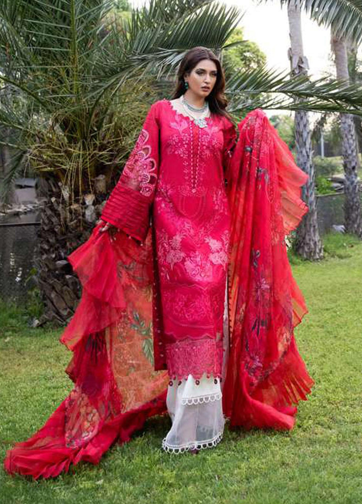 Shiza Hassan Embroidered Lawn Suits Unstitched 3 Piece SH22LEL MARVEL - Festive Luxury Collection