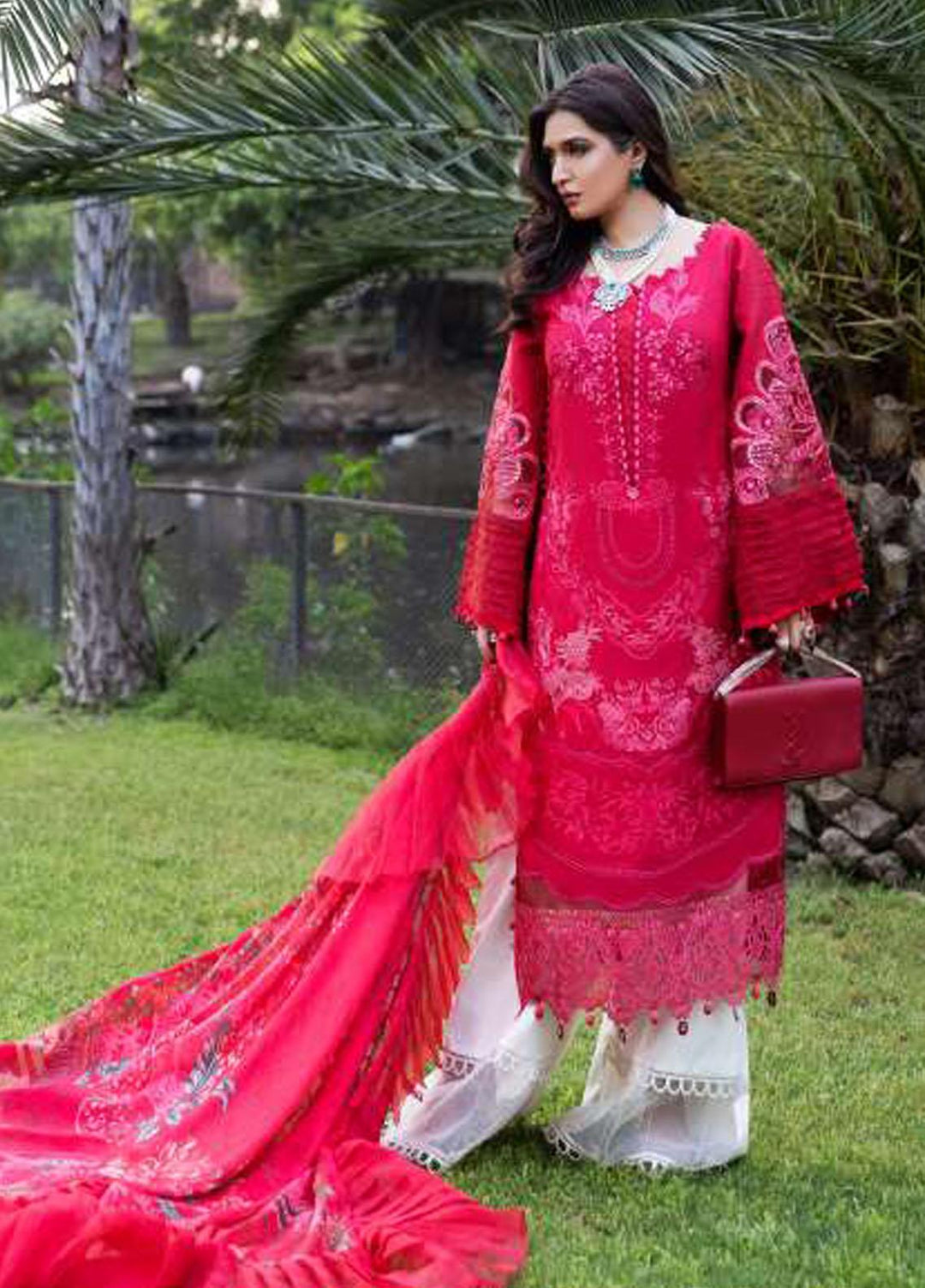 Shiza Hassan Embroidered Lawn Suits Unstitched 3 Piece SH22LEL MARVEL - Festive Luxury Collection