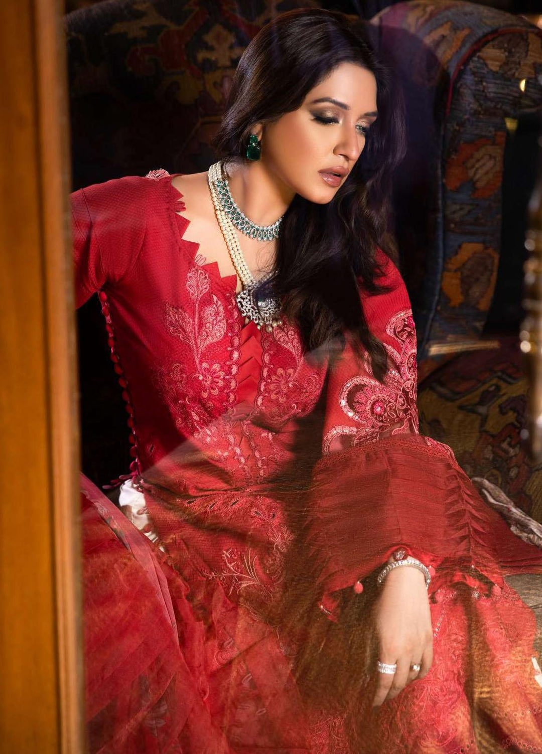 Shiza Hassan Embroidered Lawn Suits Unstitched 3 Piece SH22LEL MARVEL - Festive Luxury Collection