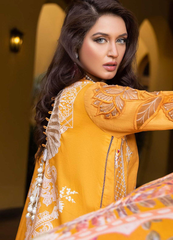 Shiza Hassan Embroidered Lawn Suits Unstitched 3 Piece SH22LEL OPAL - Festive Luxury Collection