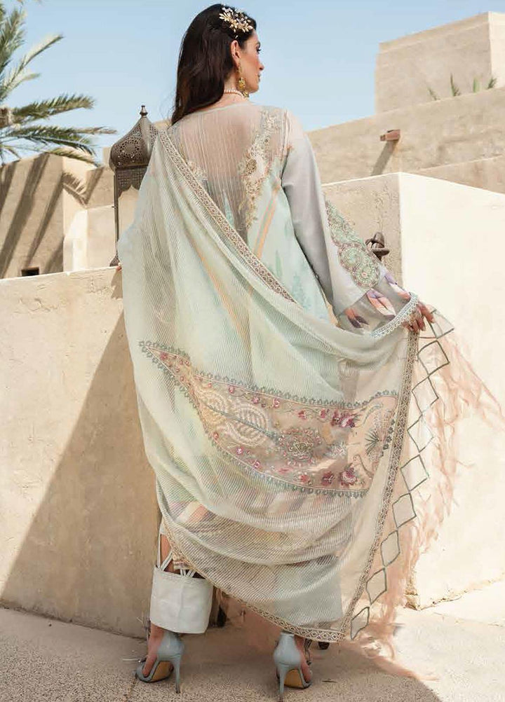 Shiza Hassan Embroidered Lawn Suits Unstitched 3 Piece SH21LL 01-A AARA - Luxury Collection