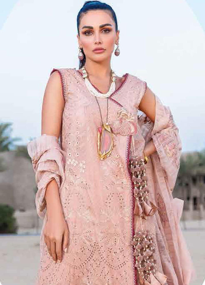 Shiza Hassan Embroidered Lawn Suits Unstitched 3 Piece SH21LL 07-B ARIANA - Luxury Collection