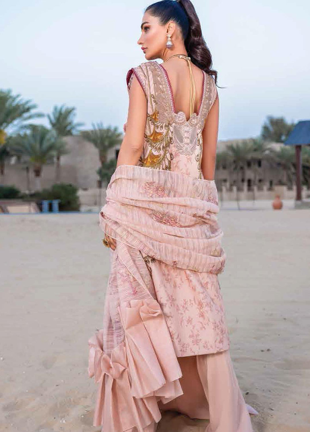 Shiza Hassan Embroidered Lawn Suits Unstitched 3 Piece SH21LL 07-B ARIANA - Luxury Collection