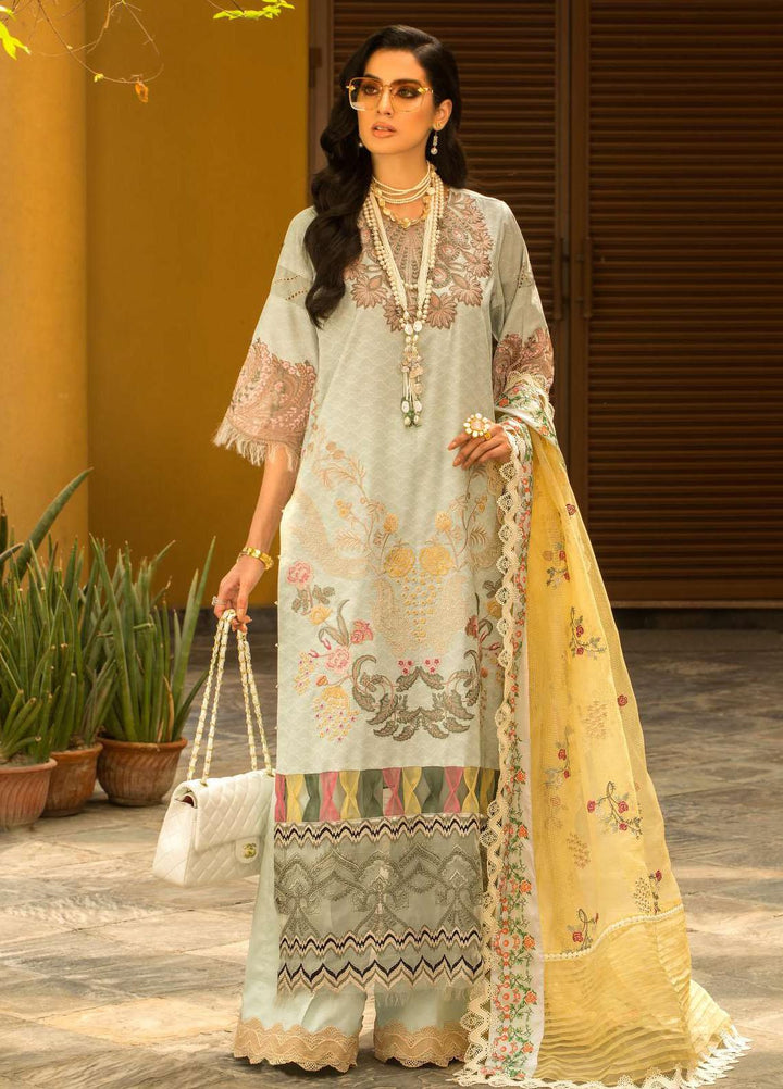 Shiza Hassan Embroidered Lawn Suits Unstitched 3 Piece SH22LEL KAZEL - Festive Luxury Collection