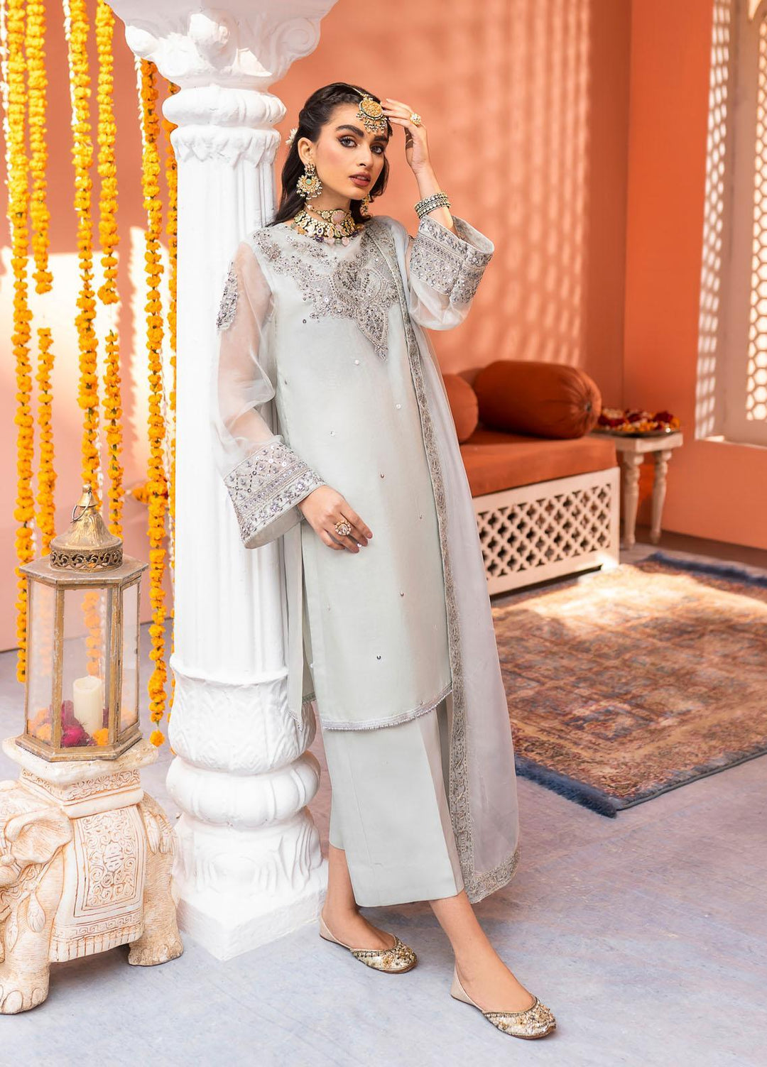 Shurooq Pret  Organza 3 Piece Suit AZAL