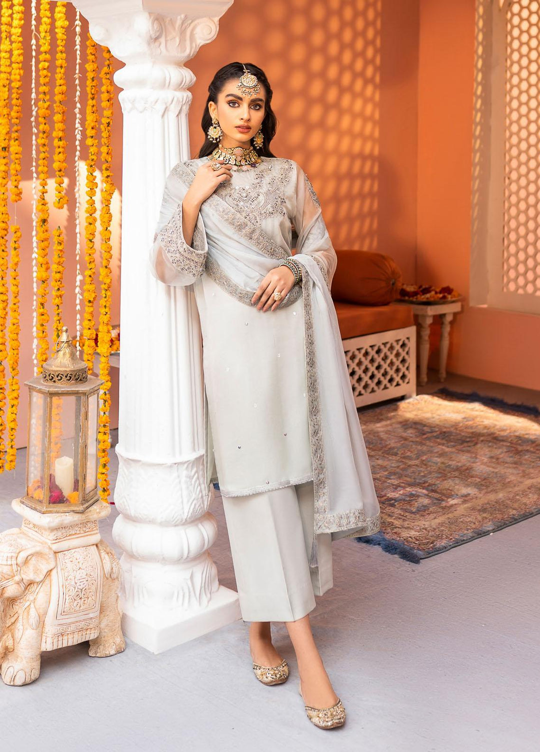 Shurooq Pret  Organza 3 Piece Suit AZAL