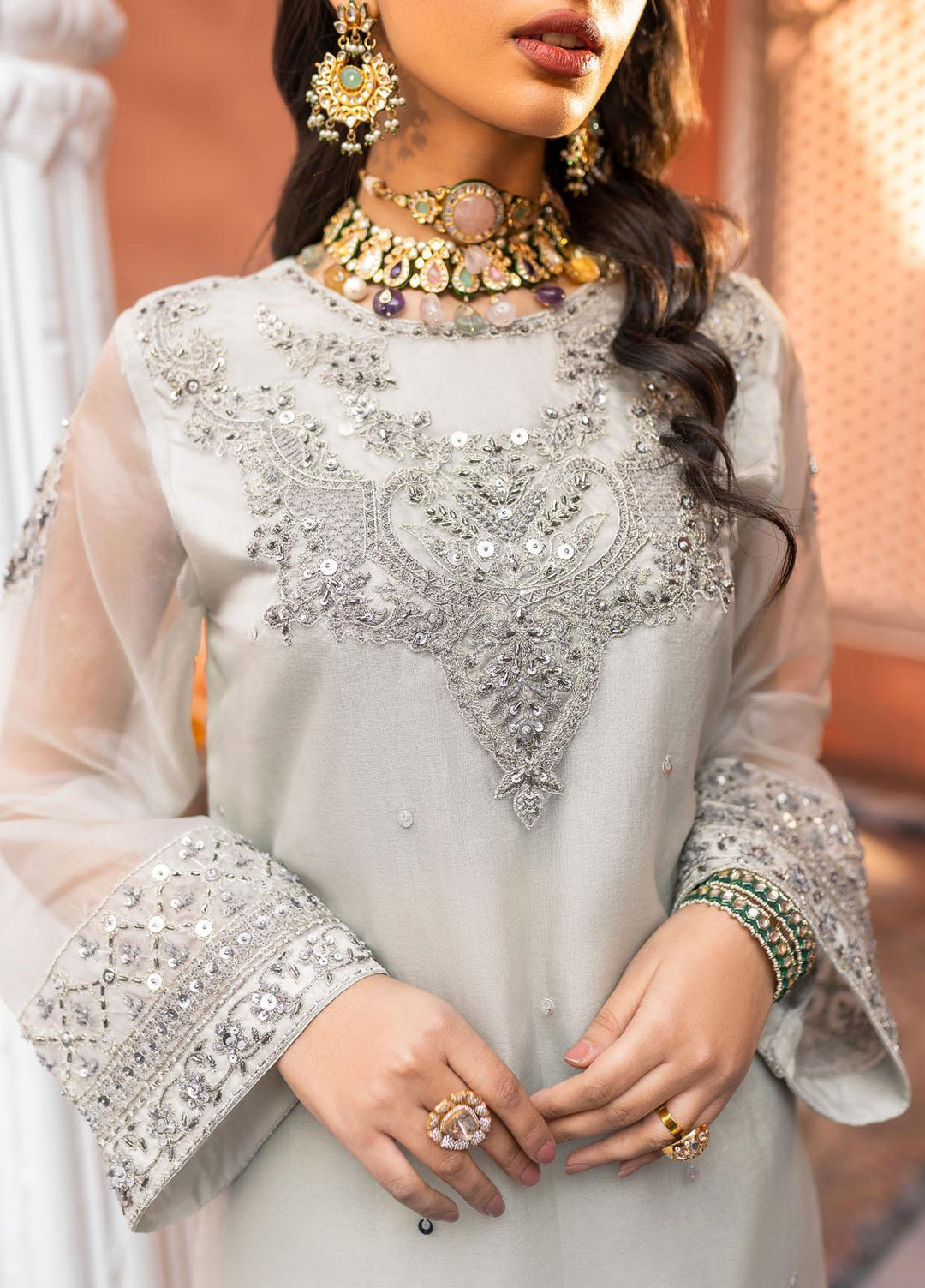 Shurooq Pret  Organza 3 Piece Suit AZAL