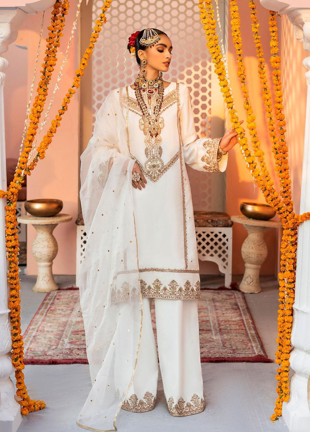 Shurooq Pret  Raw Silk 3 Piece Suit NAYAB