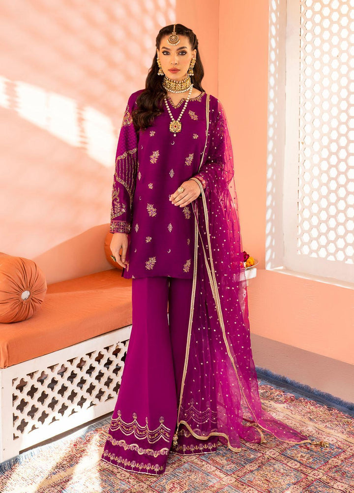Shurooq Pret  Raw Silk 3 Piece Suit NEHEL
