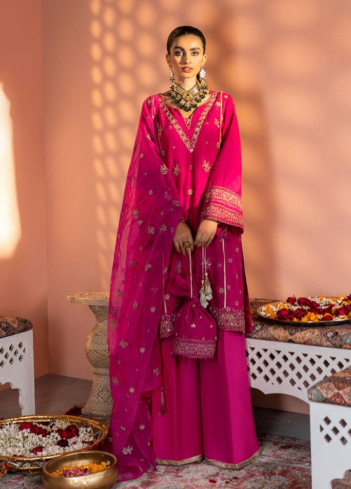 Shurooq Pret  Raw Silk 3 Piece Suit SUKHAN