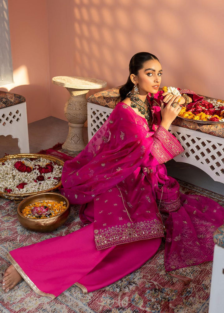 Shurooq Pret  Raw Silk 3 Piece Suit SUKHAN