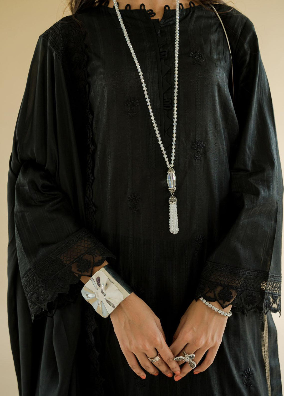 Shurooq Ready to Wear  Cotton 3 Piece Dress C1 D03 Vasl