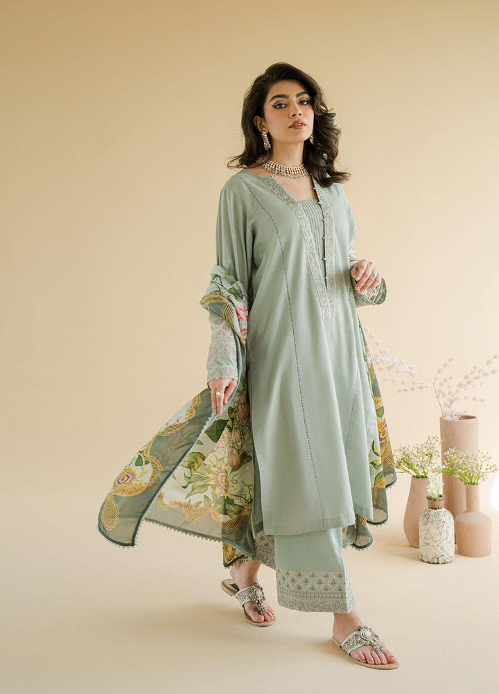 Shurooq Ready to Wear  Cotton 3 Piece Dress C1 D04 Raqs