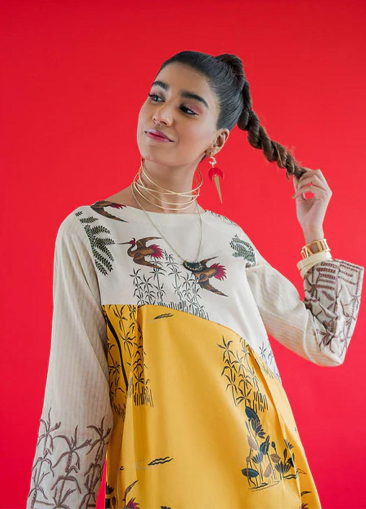 Shurooq Casual Pret  Lawn 2 Piece Dress SHQ23NFT Apollo