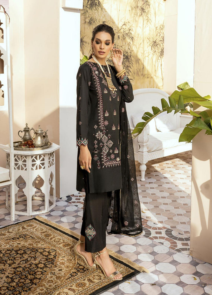 Shurooq Ready to Wear Embroidered Lawn 3 Piece Suit Kajal