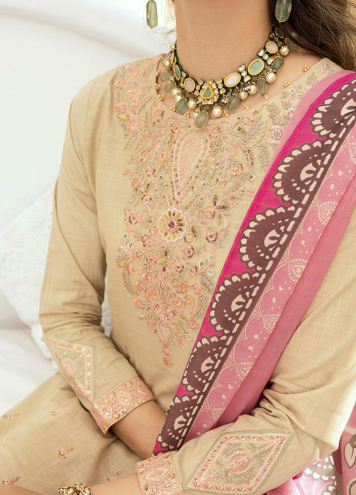 Shurooq Ready to Wear Embroidered Lawn 3 Piece Suit Chashni