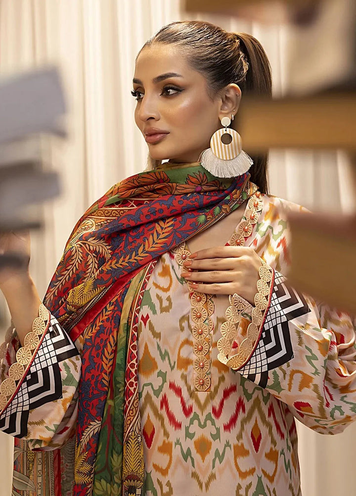 Sibel by Salitex Printed Lawn Suit Unstitched 3 Piece SUN24S SUNW24ASI014UT - Festive Collection