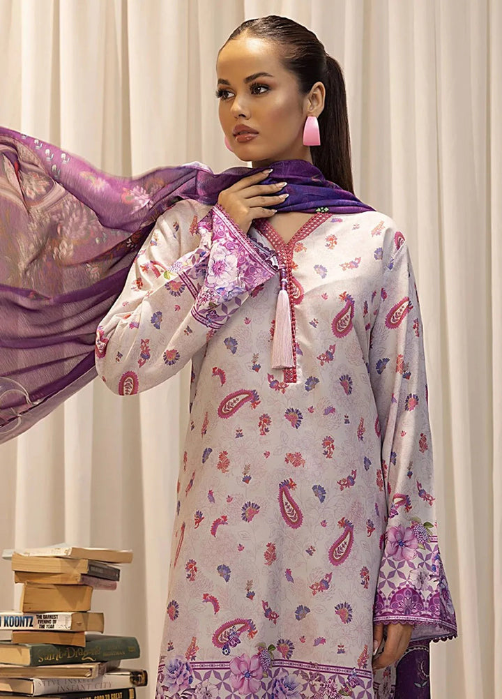 Sibel by Salitex Printed Lawn Suit Unstitched 3 Piece SUN24S SUNW24ASI017UT - Festive Collection