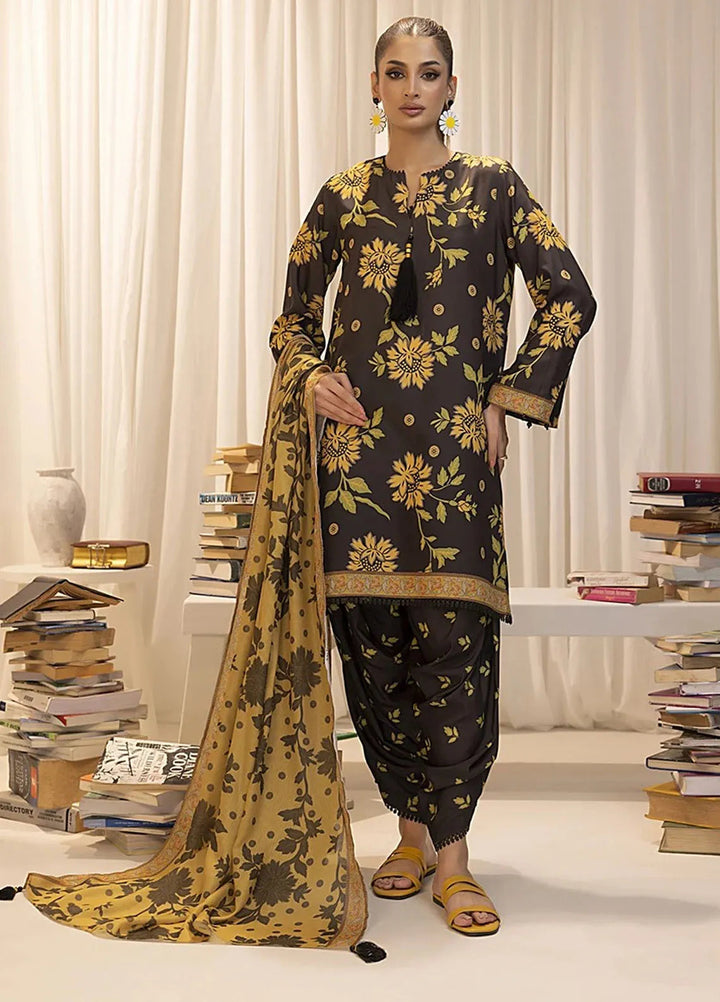 Sibel by Salitex Printed Lawn Suit Unstitched 3 Piece SUN24S SUNW24ASI018UT - Festive Collection