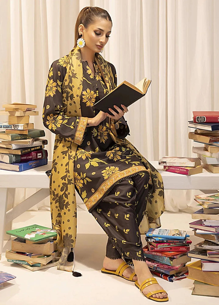 Sibel by Salitex Printed Lawn Suit Unstitched 3 Piece SUN24S SUNW24ASI018UT - Festive Collection