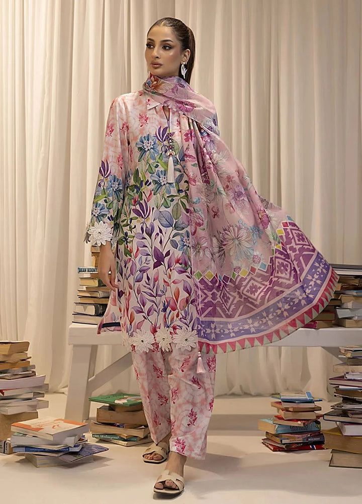 Sibel by Salitex Printed Lawn Suit Unstitched 3 Piece SUN24S SUNW24ASI019UT - Festive Collection