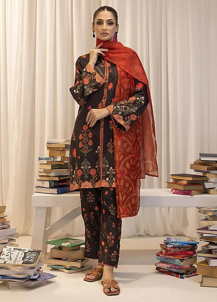 Sibel by Salitex Printed Lawn Suit Unstitched 3 Piece SUN24S SUNW24ASI020UT - Festive Collection